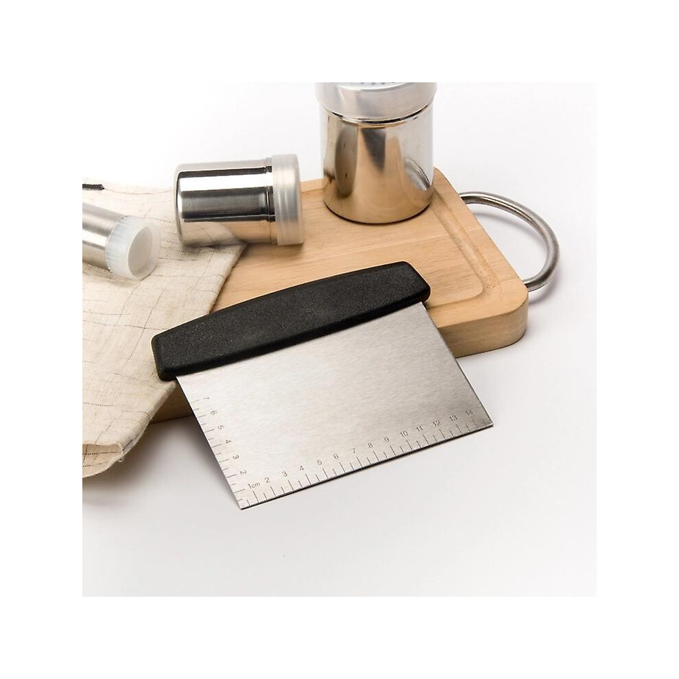 Stainless Steel Dough Scraper Flour Scraper Semicircle Flour Scraper Flour Scraper Bread Dough Cutter 3010291134541
