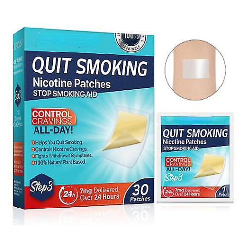 (step3) 60pcs Smoking Aid Stop Patch,easy Effective Help Quit Smoking Stickers Safety