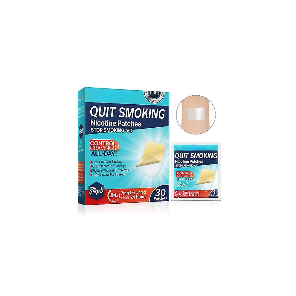 (step3) 60pcs Smoking Aid Stop Patch,easy Effective Help Quit Smoking Stickers Safety