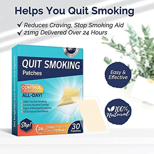 (step2) 60pcs Smoking Aid Stop Patch,easy Effective Help Quit Smoking Stickers Safety 2