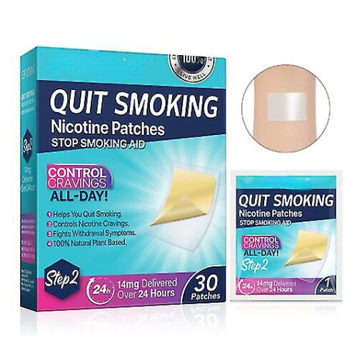(step2) 60pcs Smoking Aid Stop Patch,easy Effective Help Quit Smoking Stickers Safety