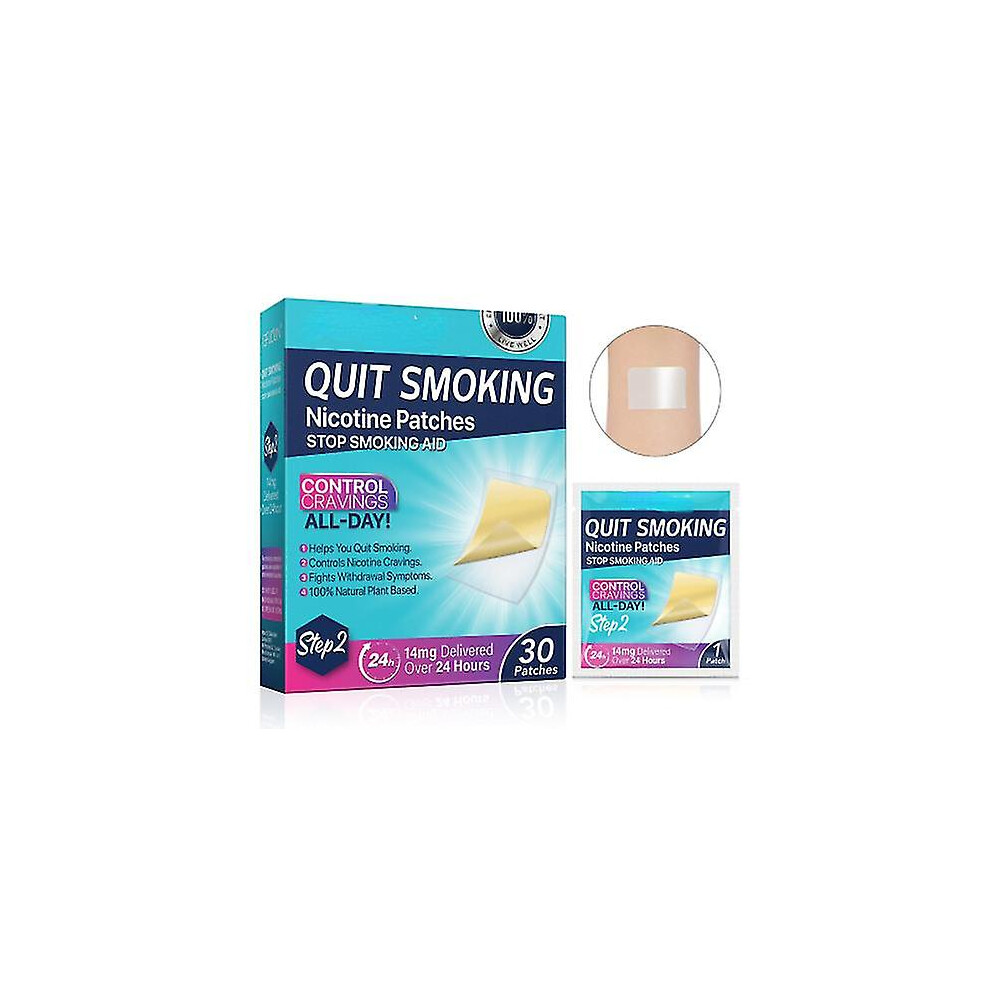 (step2) 60pcs Smoking Aid Stop Patch,easy Effective Help Quit Smoking Stickers Safety
