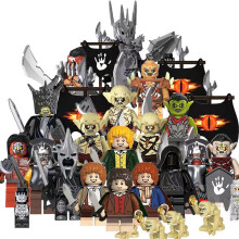 Harry Potter Signore degli Anelli Minifigure Giocattoli Blocchi da costruzione Sauron 18pcs Abs