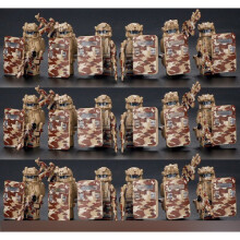 (Style D 18pcs) 18pcs building blocks military figures boys police special forces military dolls soldiers and children's puzzle fit Lego