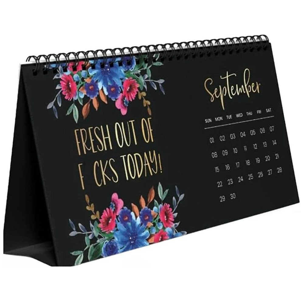 Desk Calendar 2024 Calendar For Tired-ass Women - It 2024 Calendar Sweary Calendar Planner A