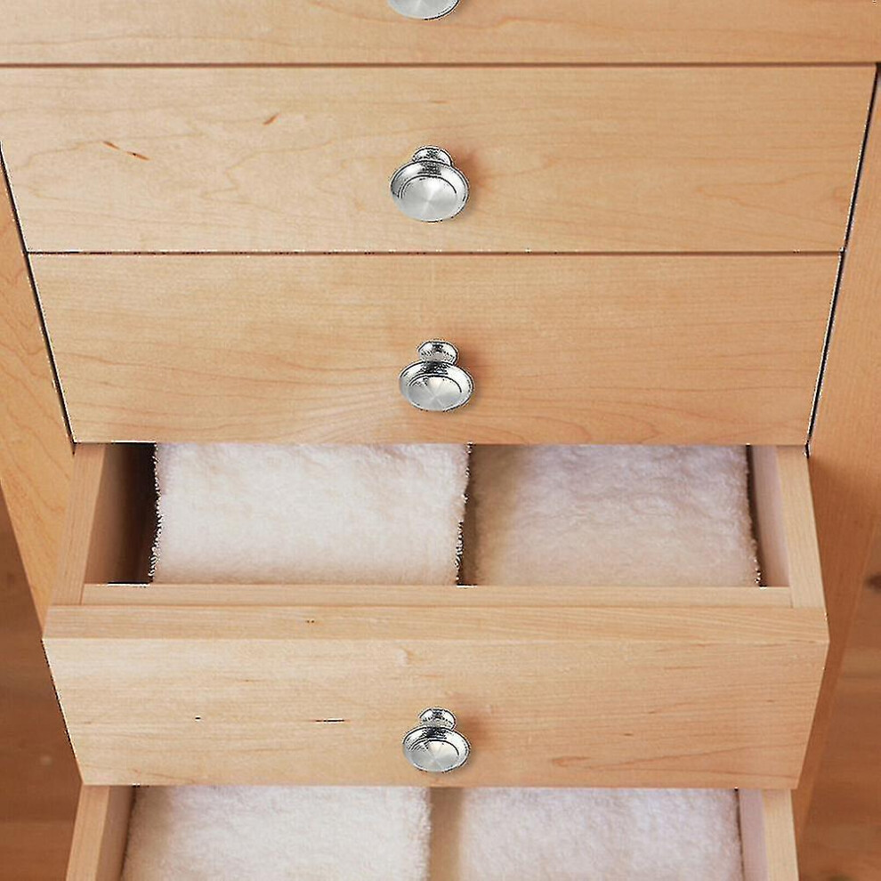 20pcs Door Knob Cabinet Handles Cupboard Drawer Kitchen Stainless Steel