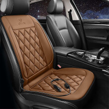 (Coffee) Winter Automobile Heating Seat Cushion 12v Automobile Lighter Electric Heating Universal Seat Cushion