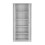 (Grey) Tambour Lockable Steel Office Cupboard Cabinet 6