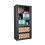 (Black) Tambour Lockable Steel Office Cupboard Cabinet 8