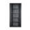 (Black) Tambour Lockable Steel Office Cupboard Cabinet 7