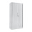 (White) Tambour Lockable Steel Office Cupboard Cabinet 11