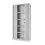 (Grey) Tambour Lockable Steel Office Cupboard Cabinet 7