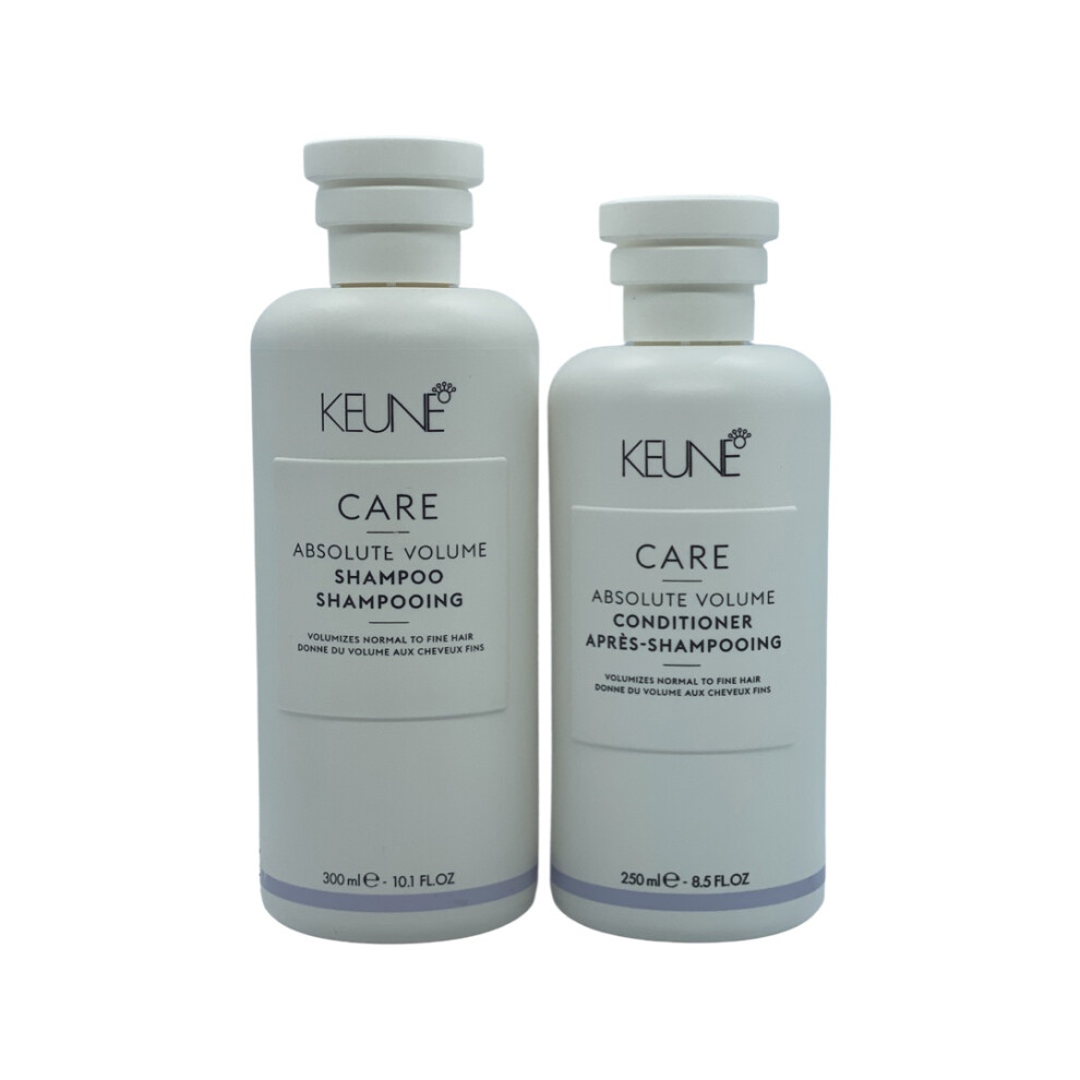 Keune Care Absolute Volume Shampoo 10.1 Oz & Conditioner 8.5 Oz Set