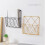 (Black) Magazine Holder Metal Wall Mount Home Space Saving Storage Rack 2