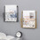 (Black) Magazine Holder Metal Wall Mount Home Space Saving Storage Rack 6