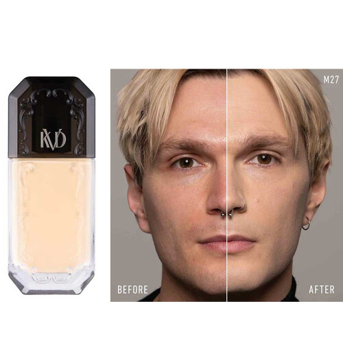 (Medium 027) KVD Good Apple Full-Coverage Serum Foundation