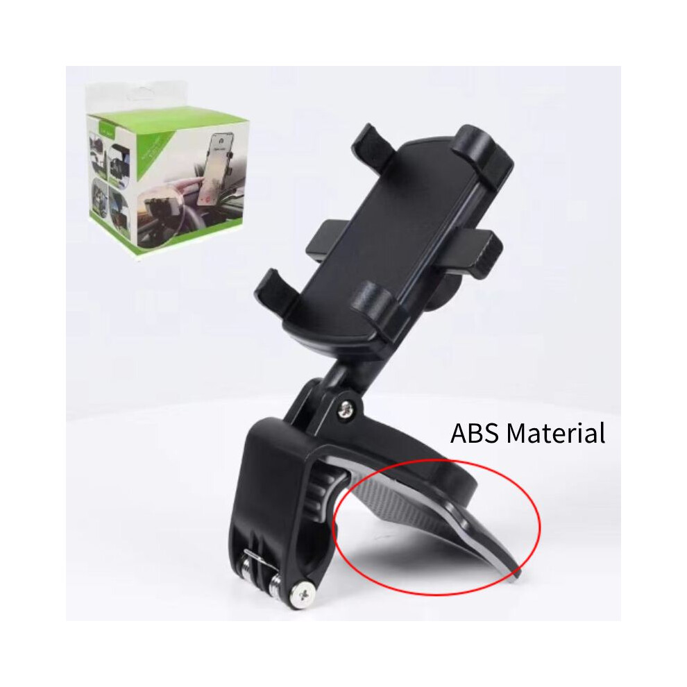 (Abs) Car Mobile Phone Holder Multifunctional Rotating Bracket Dashboard Convenient 696618894218