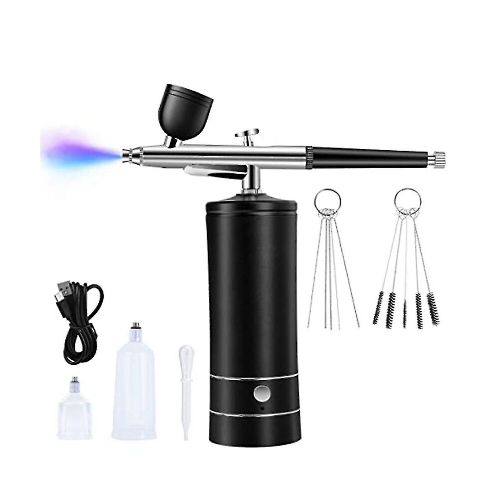 Airbrush Kit Rechargeable Cordless Airbrush Compressor,30psi High Pressure,portable Handheld Airbrush ,airbrush Set