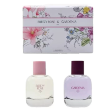 ZARA Breezy Rose & Gardenia 2 x 90ml Duo Set Women Fragrance 2x 3.04oz