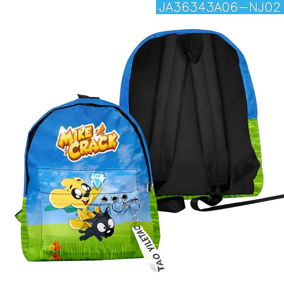 (5) Mikecrack Backpack Children Primary Middle School Students Boys Girls Oxford Anime Cartoon Laptop Backpack Schoolbag-image-OPC-PDX2Z2Q-NEW