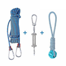 (Style 2, 10M) Dog Spring Pole Toys Set Outdoor Hanging Exercise Cotton Rope Dog Teething Toy