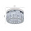 Living And Home Modern Round Crystal Ceiling Light 5