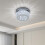 Living And Home Modern Round Crystal Ceiling Light 2