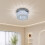 Living And Home Modern Round Crystal Ceiling Light 1