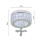Living And Home Modern Round Crystal Ceiling Light with Crystal Pendant 5