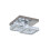 Living And Home Double Tier Square Crystal Ceiling Light 3