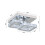 Living And Home Double Tier Square Crystal Ceiling Light 5