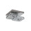 Living And Home Double Tier Square Crystal Ceiling Light 4