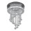 Living And Home Modern Crystal Ceiling Light with Droplets 3