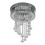 Living And Home Modern Crystal Ceiling Light with Droplets 4