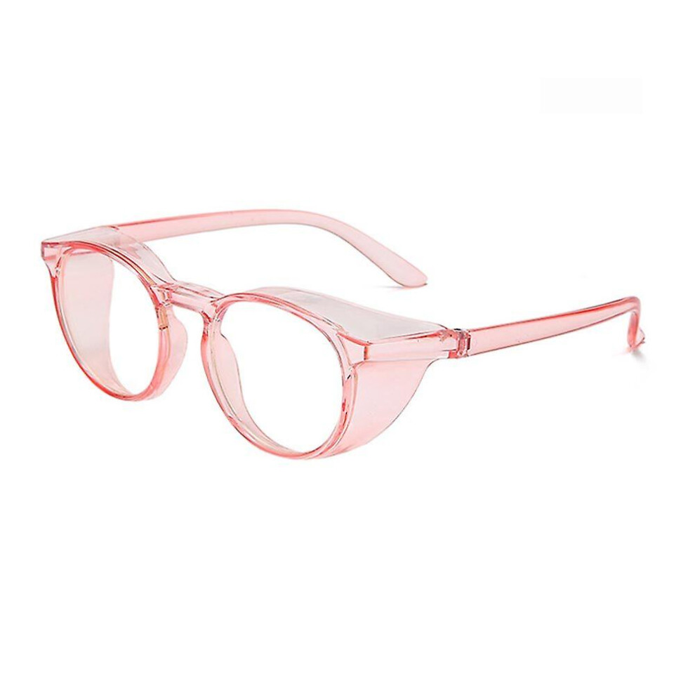 (Pink) Safety Glasses Blue Light Blocking Anti Fog Glasses Unisex Anti Pollen Goggles Anti-sun