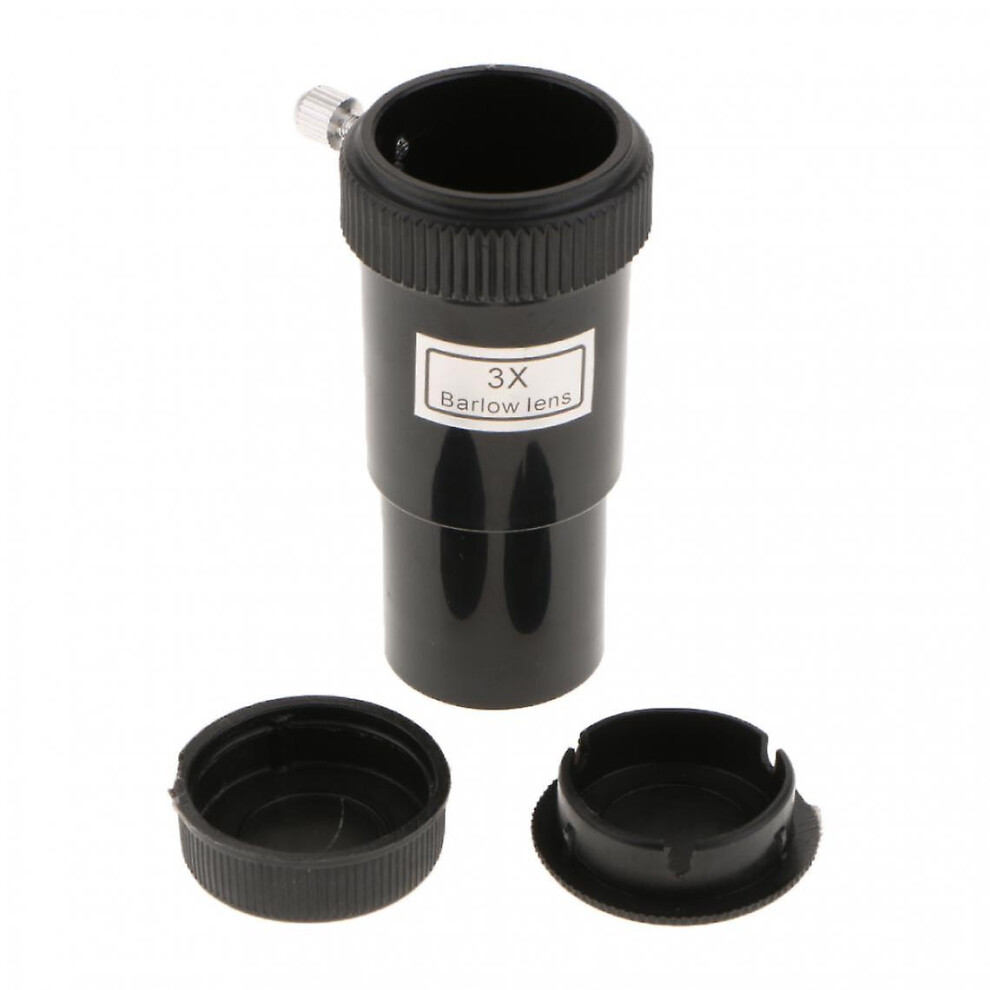 0.965 Inch 24.5 Mm 3X Magnification Barlow Lens For Astronomical Telescope Eyepiece 9090588709397