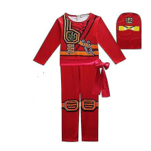 (red, 140cm) Ninjago Costume Children Boy Jay Kai One Piece Lloyd Tights Cosplay Gift - 1
