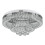 Living And Home Double Tier Round Crystal Ceiling Light 4