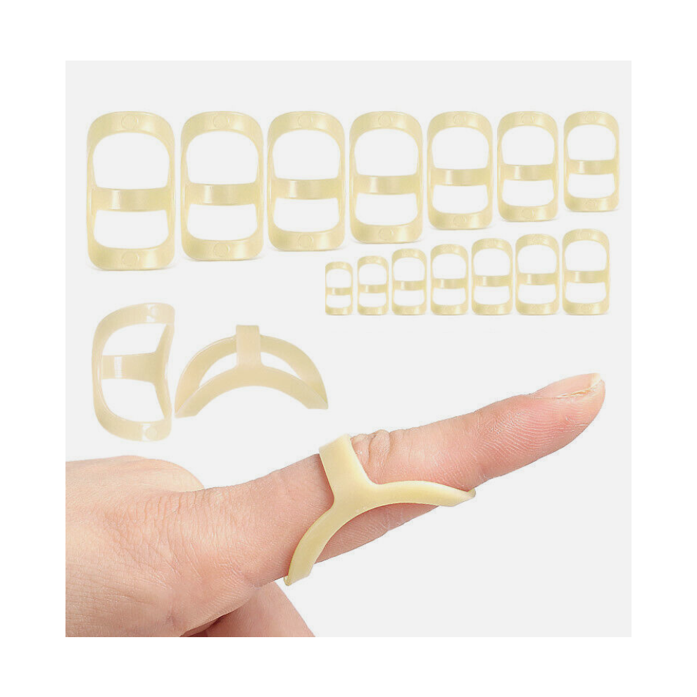 (#8) ​Joint Protection oval Finger Ring Splint Sleeve