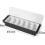 Detachable 6 Compartment Tray - Plastic Pizza Topping Station 4