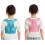 (Blue, L) Adjustable Children Posture Corrector Back Support Belt Kids Orthopedic 2