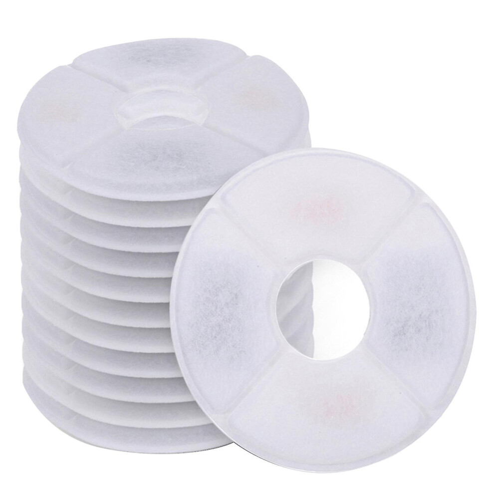 12pcs Pet Cat Water Fountain Filters Fountains Replacement Filter