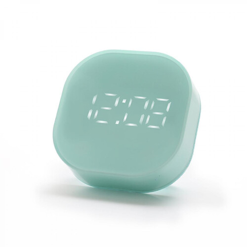 Shower Wall Clock Temperature Display With Suction Cup Kitchen And Bathroom Touch Screen Timer Green 2