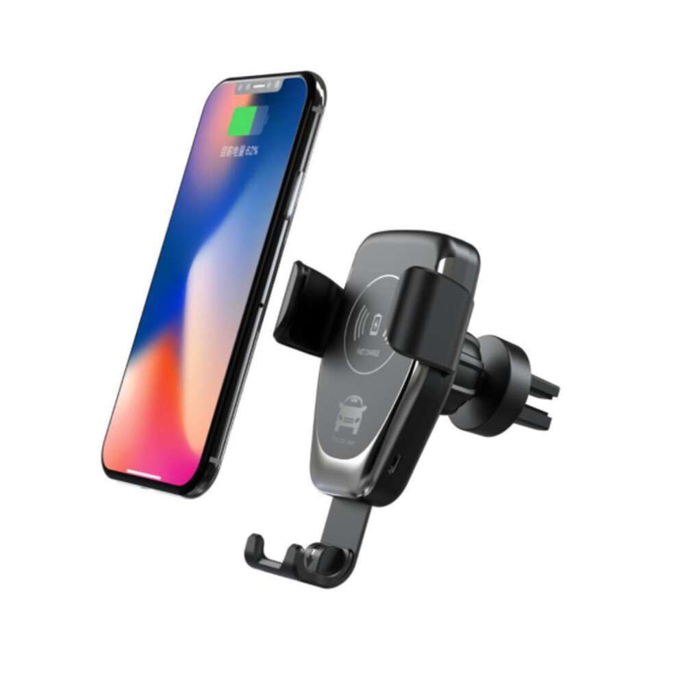 Hansona 10W Wireless Charger Car Mount Phone Holder Stand