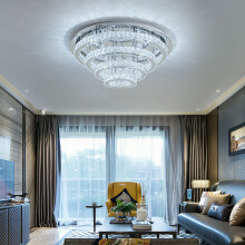 (4-Tier) Chic Crystal Flush Mount Ceiling Light