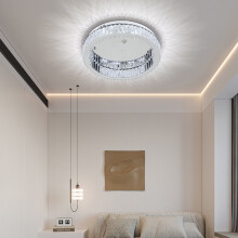 (Round) Modern Crystal Ceiling Light Wider Illumination Range