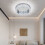 Living And Home (Round) Modern Crystal Ceiling Light Wider Illumination Range 1