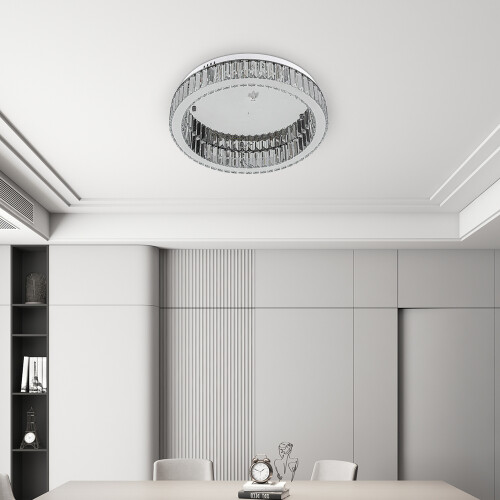 Living And Home (Round) Modern Crystal Ceiling Light Wider Illumination Range 2