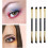 Eyeshadow Applicators 10pcs Double-ended Eyeshadow Brushes Reused Eye Shadow Sponge Applicator Long Handle Eye Make-up Tools 2