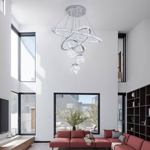Living And Home Accent Crystal LED Pendant Light